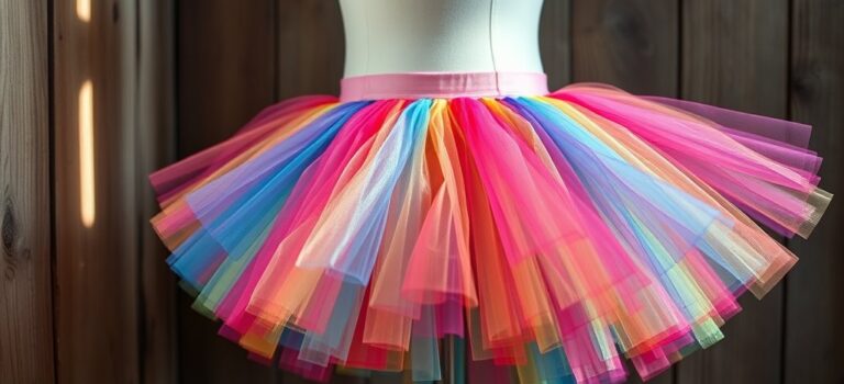 Tutu karmoon: speelse elegantie voor elke gelegenheid
